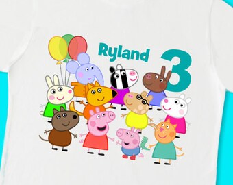 Peppa Pig 3rd Birthday | Etsy