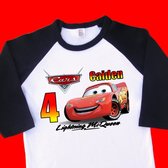 lightning mcqueen birthday shirt