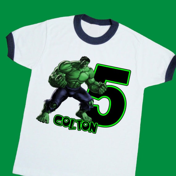 superhero 4th birthday shirt