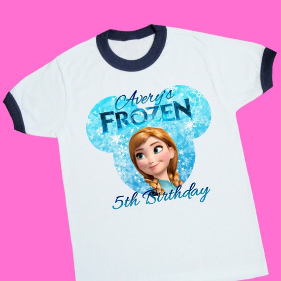 frozen 3rd birthday shirt