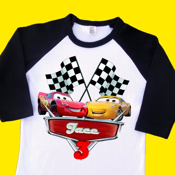lightning mcqueen birthday shirt