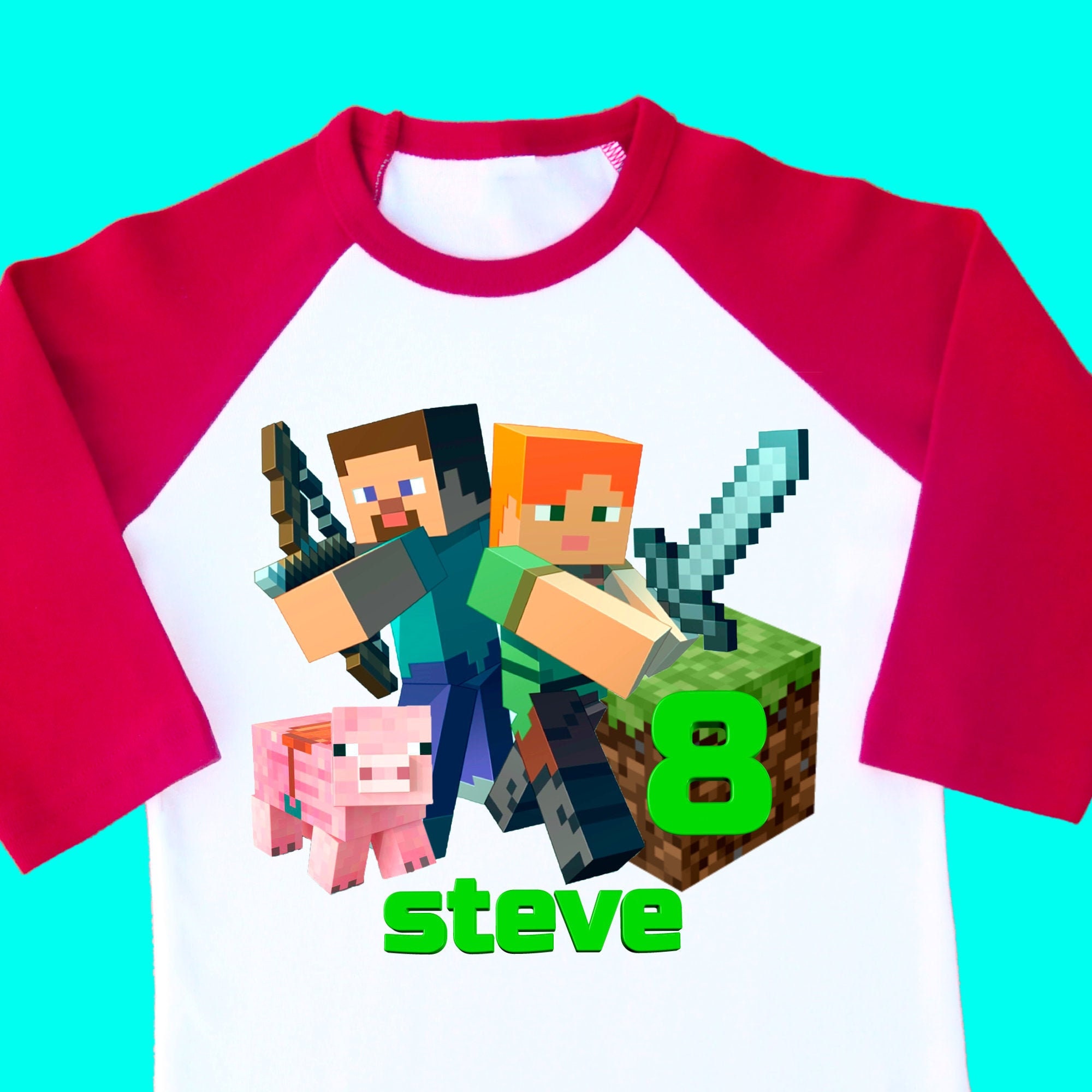 cricut minecraft shirt