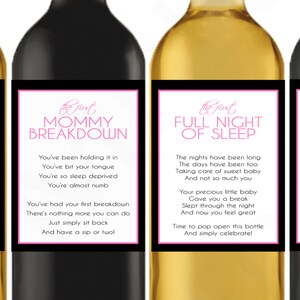 new mom wine gift basket