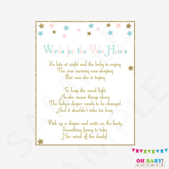 things to write on diapers