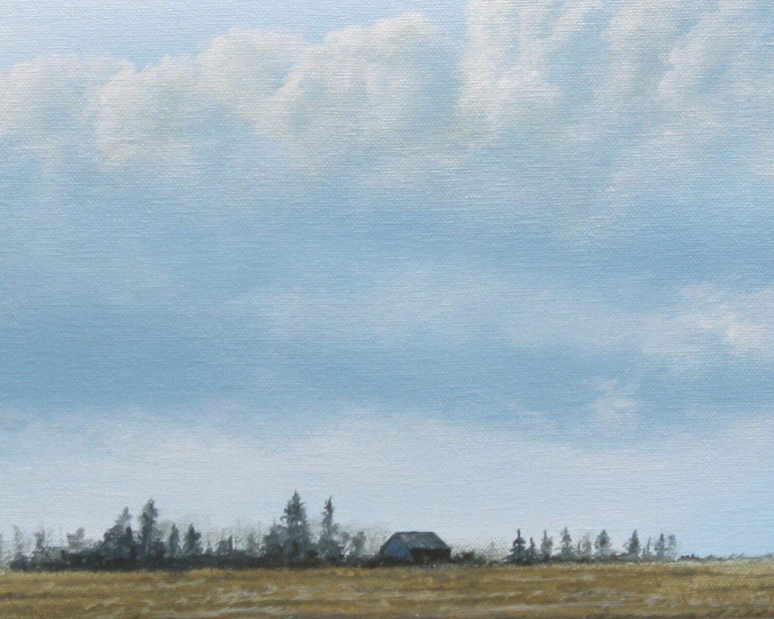 Prairie landscape alberta landscape farm painting rural Etsy