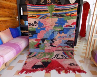 azilal rug, azilal moroccan rug, runner rug, azilal vintage rug, area rug, moroccan rug, wool rug, moroccan azilal rug, hallway