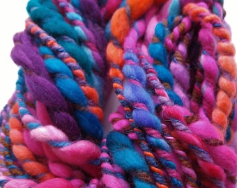 Handspun wool art yarn