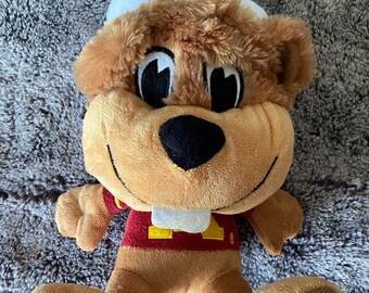 Goldie Gopher UMN Chalk Bag: Repurposed Plush Rock Climbing Bag
