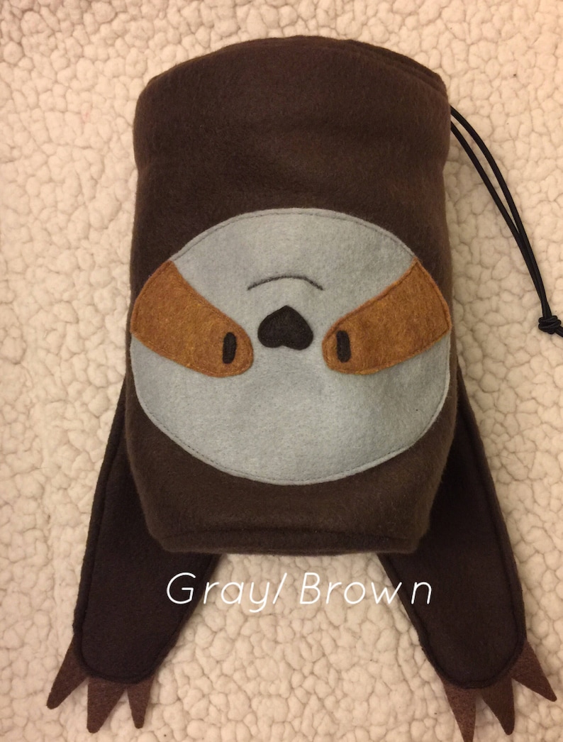 Sebastian the Sloth Chalk Bag Rock Climbing Bag Drawstring Etsy
