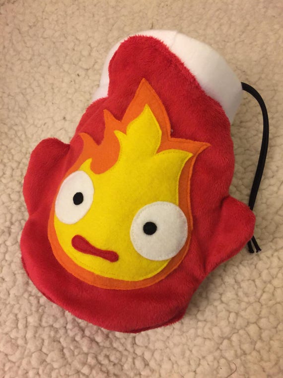 Demonio de fuego rojo amarillo llama tiza bolsa bolsa - Etsy España