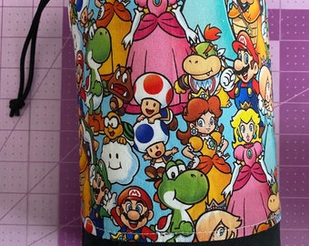 Mario Luigi video game print chalk bag, rock climbing bag