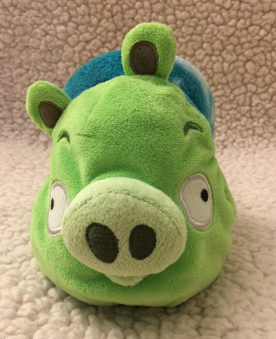 green pig plush