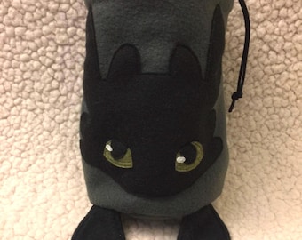 Night Fury Dragon Chalk Bag: Rock Climbing Bag