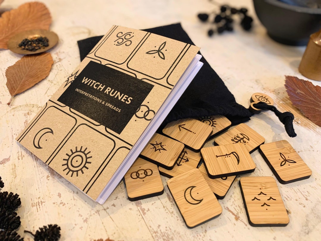 Witch Runes Divination Kit · Oracle Runes Gift Set · Tools for Growth ...