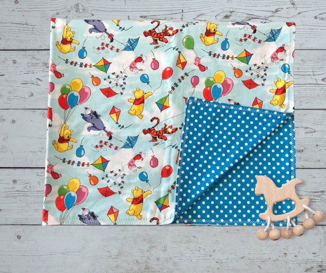 Winnie the Pooh Receiving Blanket, Baby Shower Gift, New Mom Gift