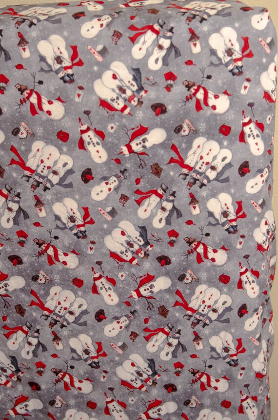 christmas fitted crib sheet