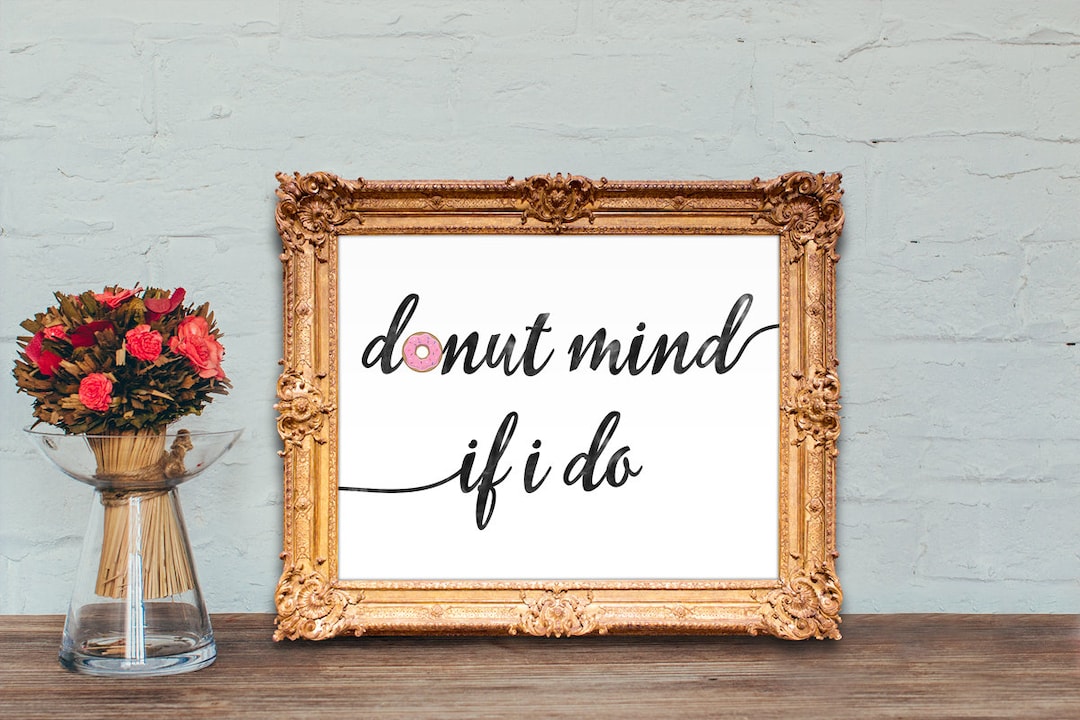 ドーナツ バー サイン - ウェディング デザート バー - ドーナツ、いい