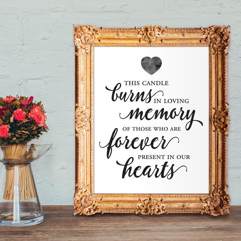 It is a photo of Influential This Candle Burns in Loving Memory Free Printable It is a graphic of Influential This Candle Burns in Loving Memory Free Printable