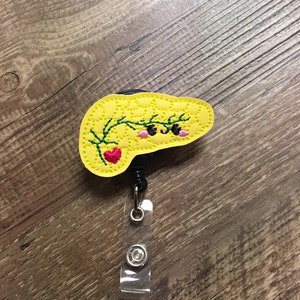 Pancreas badge reel, endocrine badge reel, endocrinologist badge reel, pancreas planner clip, pancreas magnet, pancreas feltie