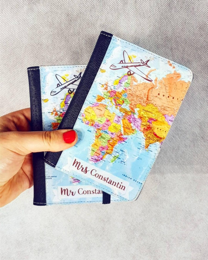 Personalised Passport Cover Custom Passport Holder Travel Etsy UK