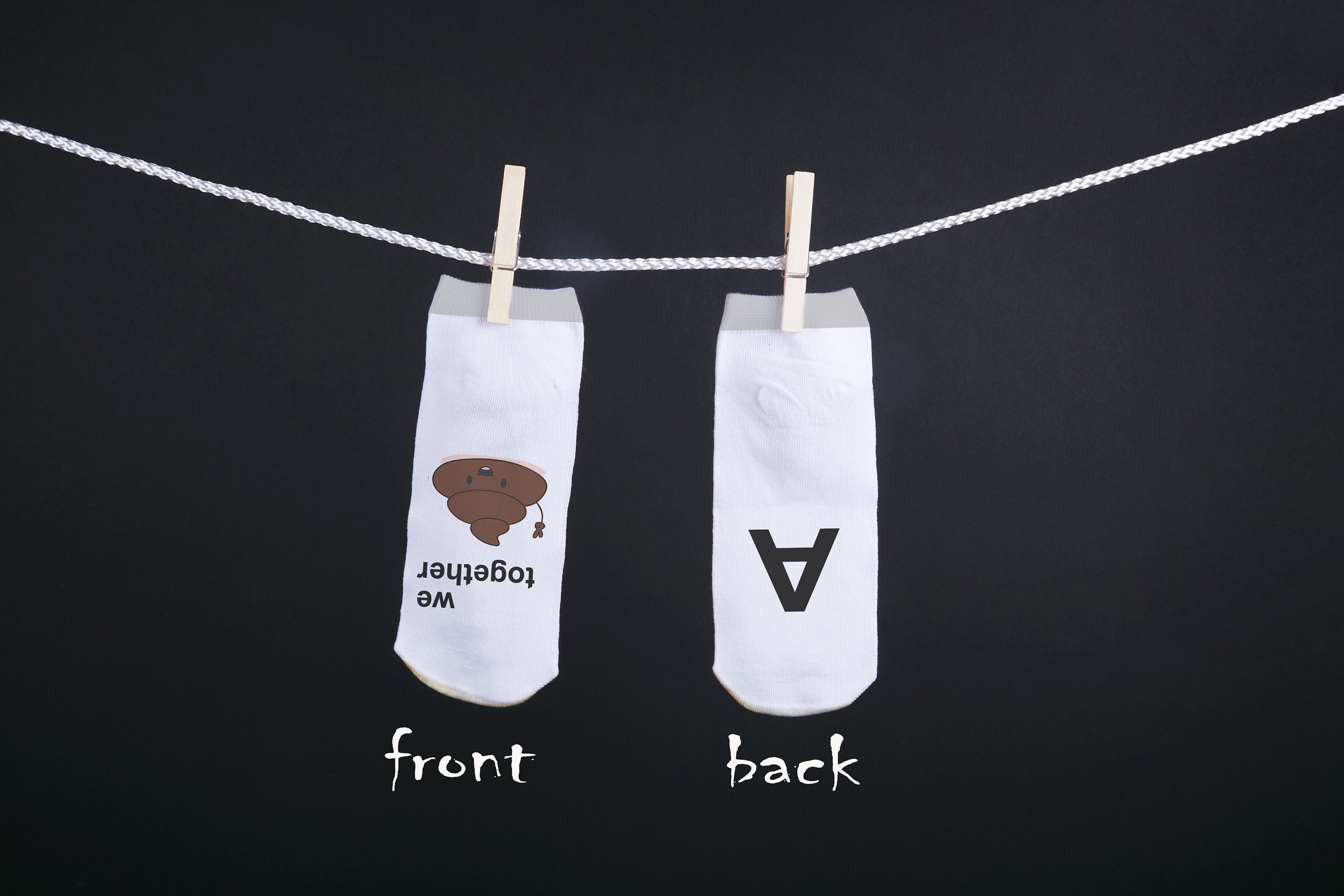 Custom Ankle Socks Funny Socks Couple's Socks Etsy UK