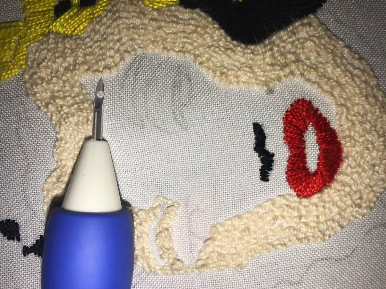 Punch Needle Stitching Punch Needle Tool Kit Yarn Punch Etsy