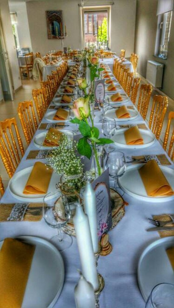 Burlap Silverware Holder, Rustic table decor, Wedding Table Set, Elegant  Table Setting, Burlap table decoration, Wedding Rustic Menu With Burlap  Twine