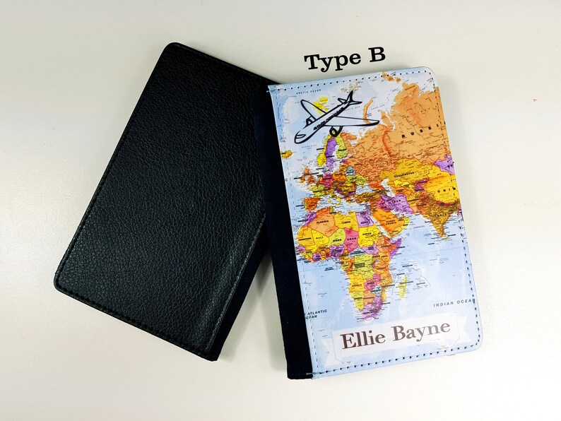Personalised Passport Cover Custom Passport Holder Travel Etsy UK