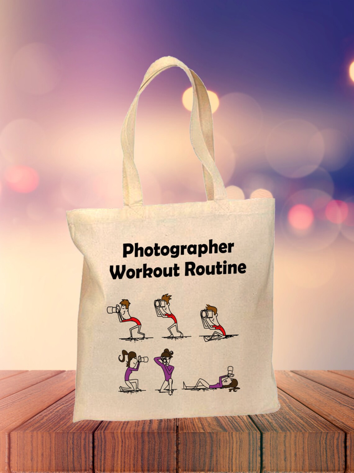 PHOTOGRAPHER TOTE BAG Funny Shopping Bag. Reusable Shopping Etsy UK