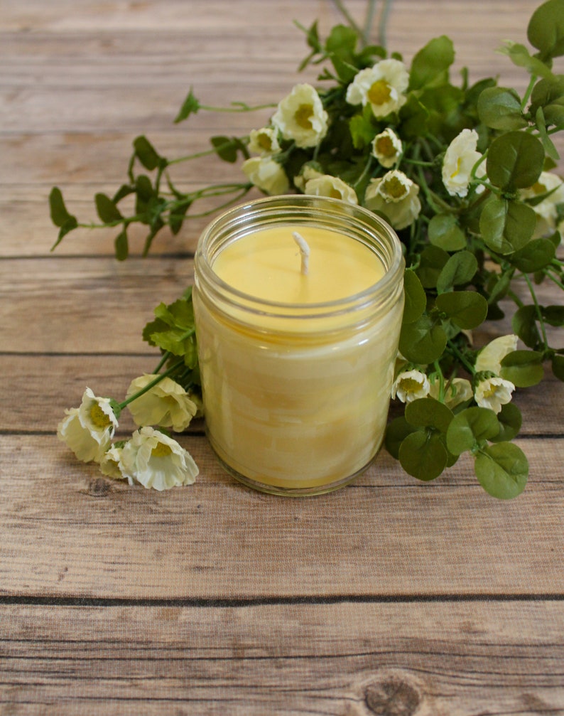 Gardenia Beeswax Candle Beeswax Tallow Candle Gardenia Etsy