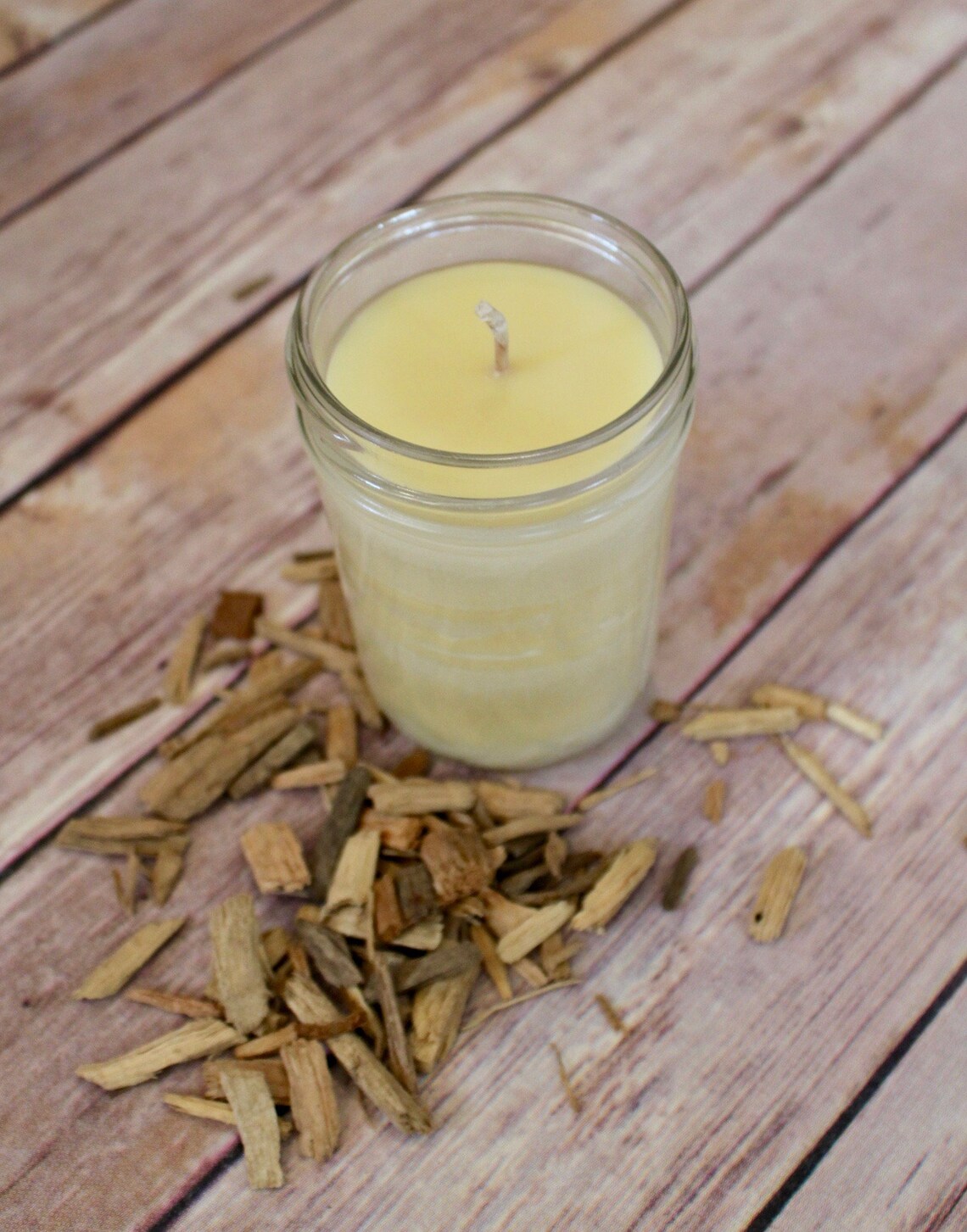 Sandalwood Beeswax Candle Beeswax Tallow Candle Tallow Etsy
