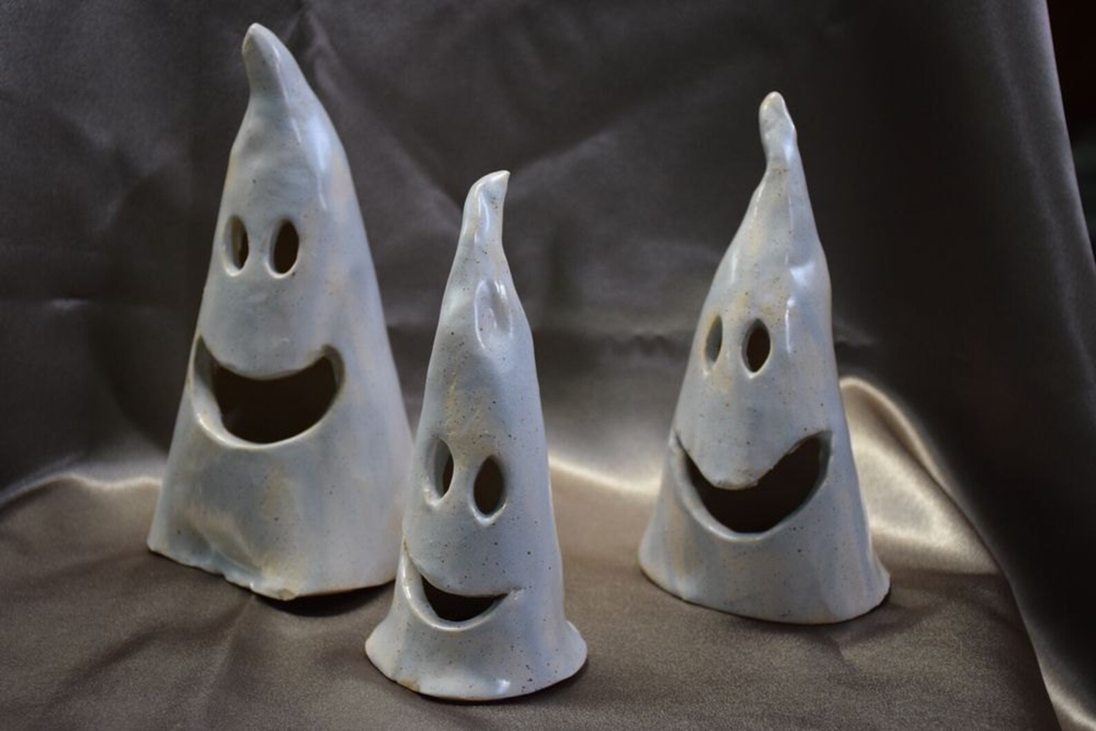 Ceramic ghosts Halloween ghosts Halloween decoration spooky Etsy