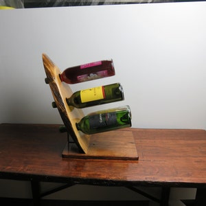 Live Edge Wine Bottle Rack/Holder (WB)