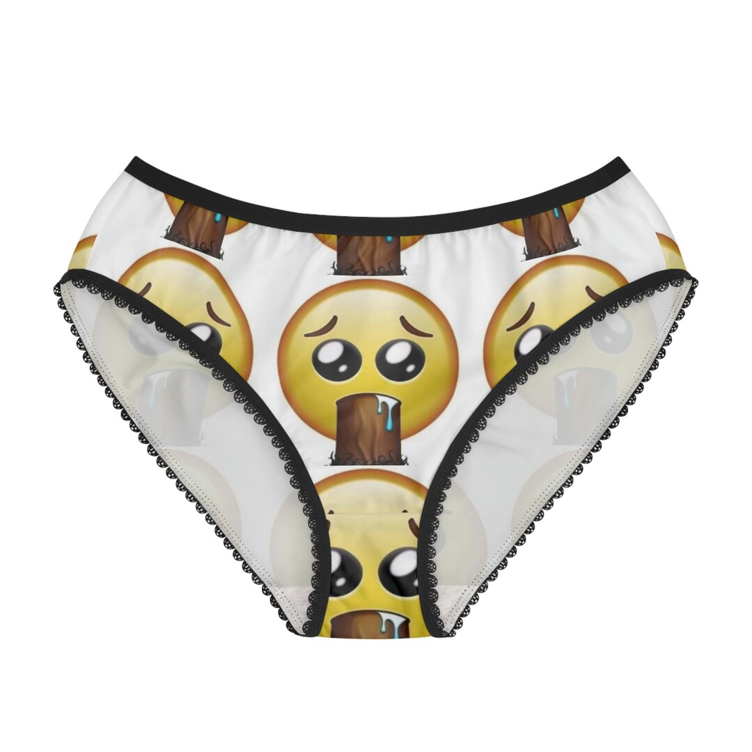 Funny Choking Emoji Women's Briefs Etsy