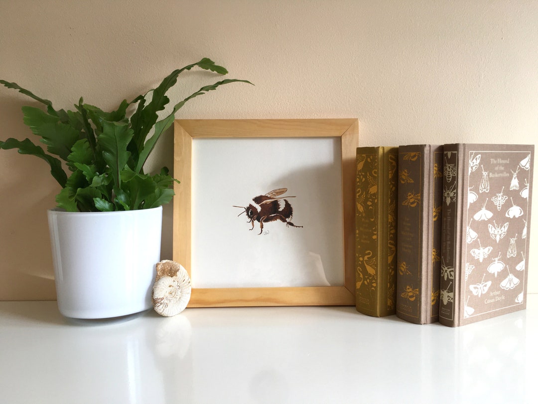 Bumble Bee Painting, Bee Print, Bee Art, Bee Watercolour, Bee Ink ...