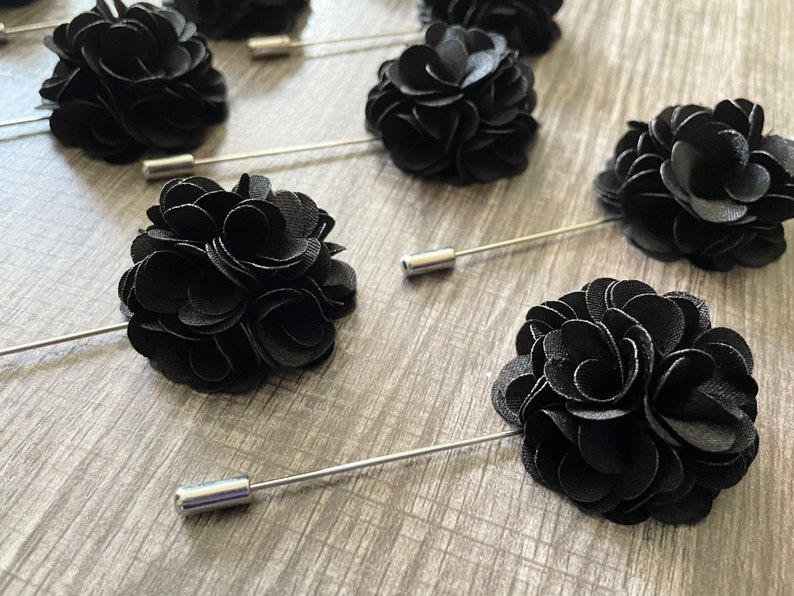 Flower Lapel Pins/groomsmen Boutonnière/lapel Pin/wedding Etsy