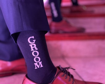 Groomsmen Socks: Personalized Wedding Party Gift
