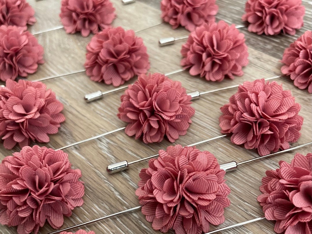 Flower Lapel Pins/groomsmen Boutonnière/lapel Pins/wedding Lapel Pin