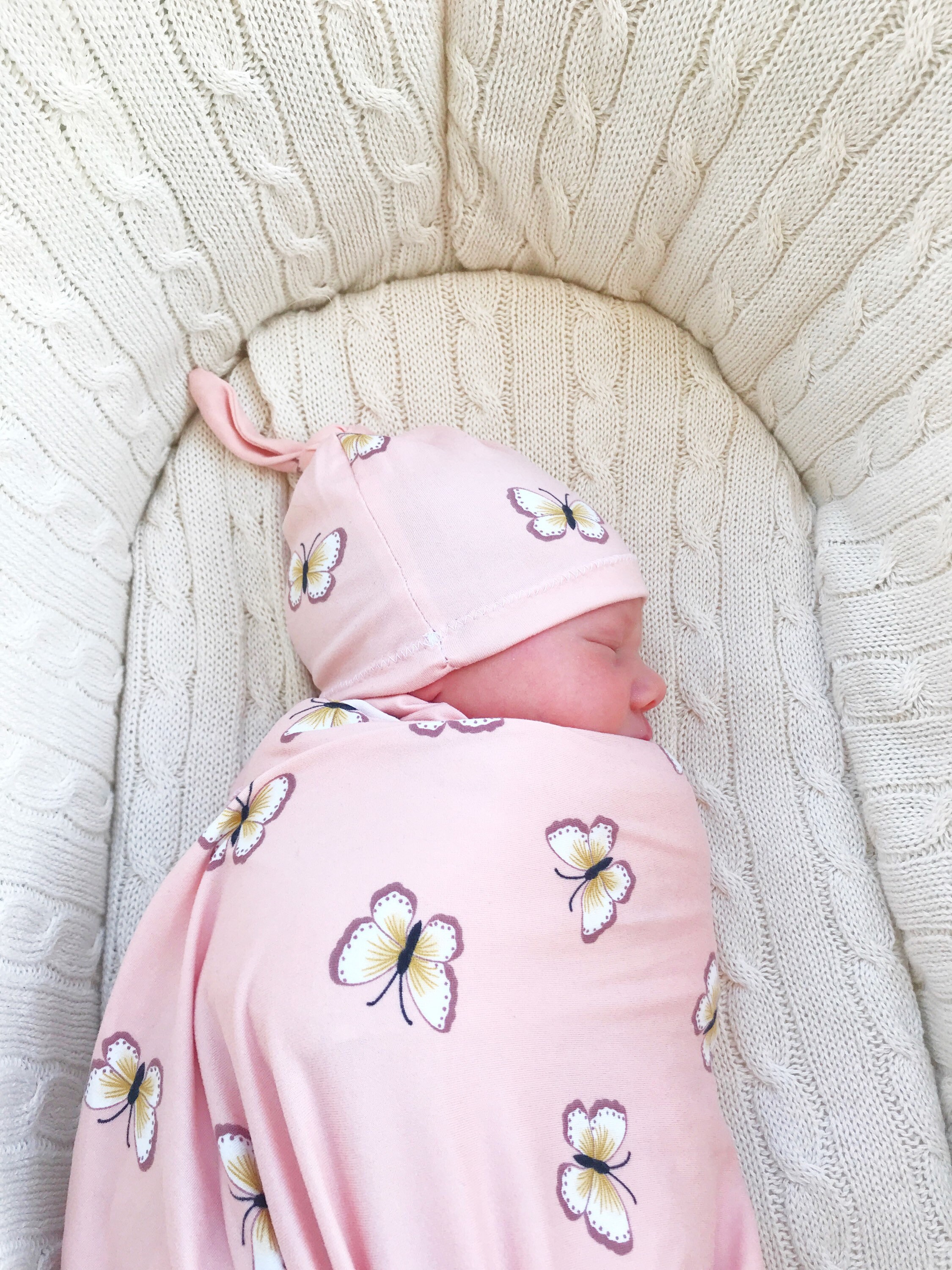 Baby Girl Swaddle Blanket and Bundle Option in Pink with Etsy
