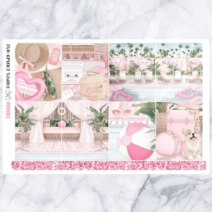 EC DELUXE Kit Cabana // Weekly Planner Stickers Kit // Erin Condren