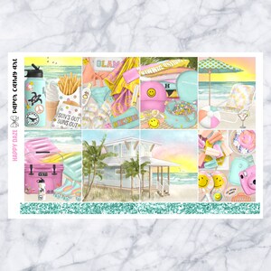EC Kit Happy Daze // Kit adesivi per pianificatore settimanale // Erin Condren