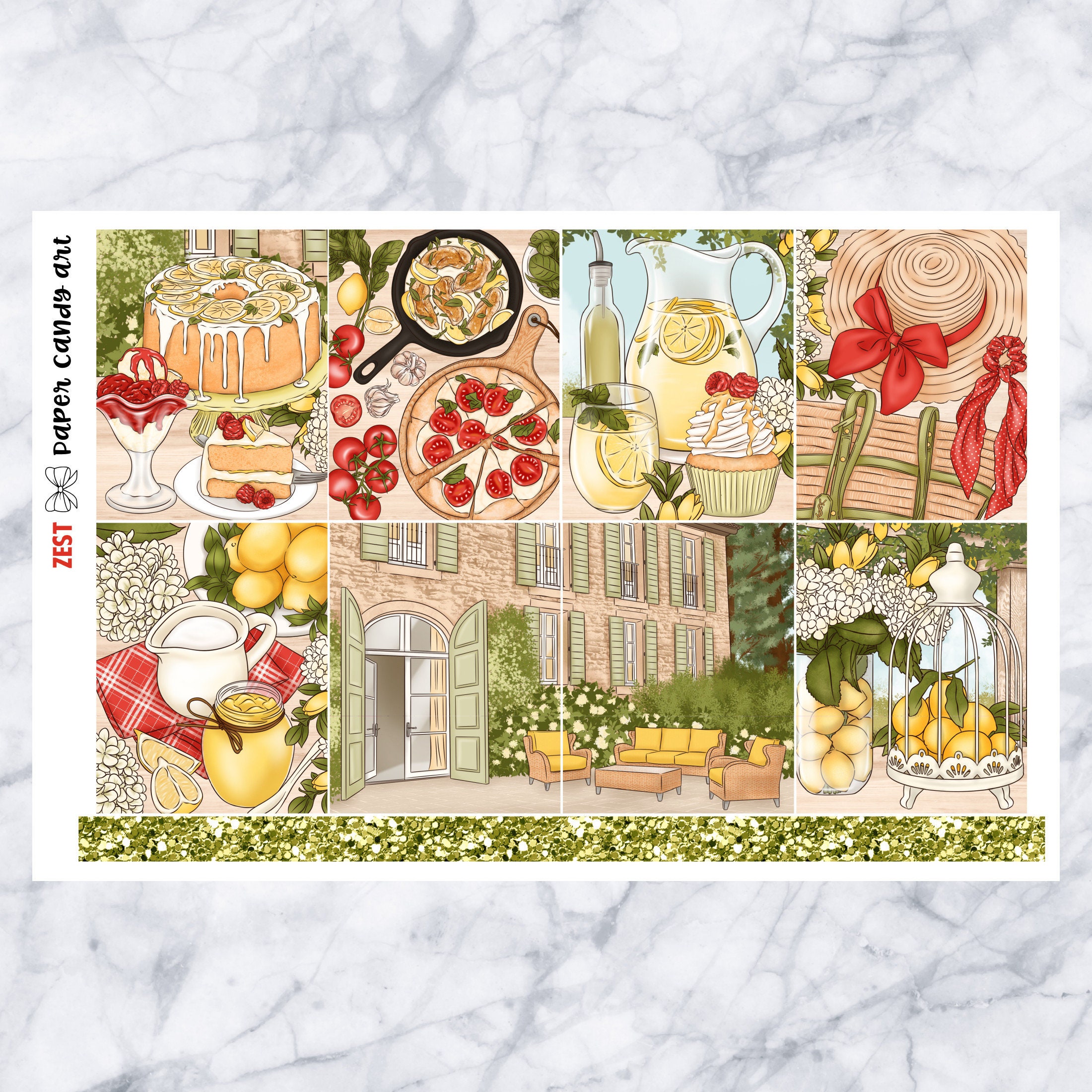 EC Kit Zest // Weekly Planner Stickers Kit // Erin Condren - Etsy