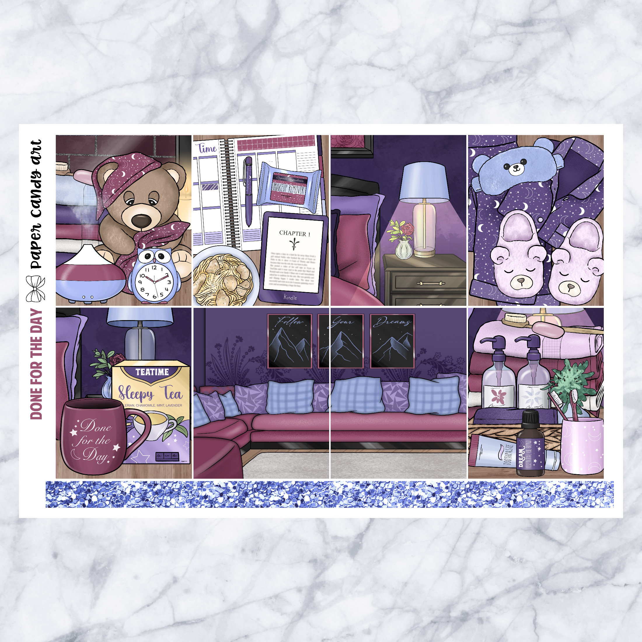 EC Kit Done for the Day // Weekly Planner Stickers Kit // Erin Condren ...