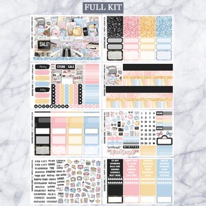 EC Kit Shopping Spree // Weekly Planner Stickers Kit // Erin Condren - Etsy