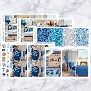 ADD-ONS Chanoeka Honing // Planner Stickers // dubbele doos, glitter headers, volledige dozen, deco, modemeisjes