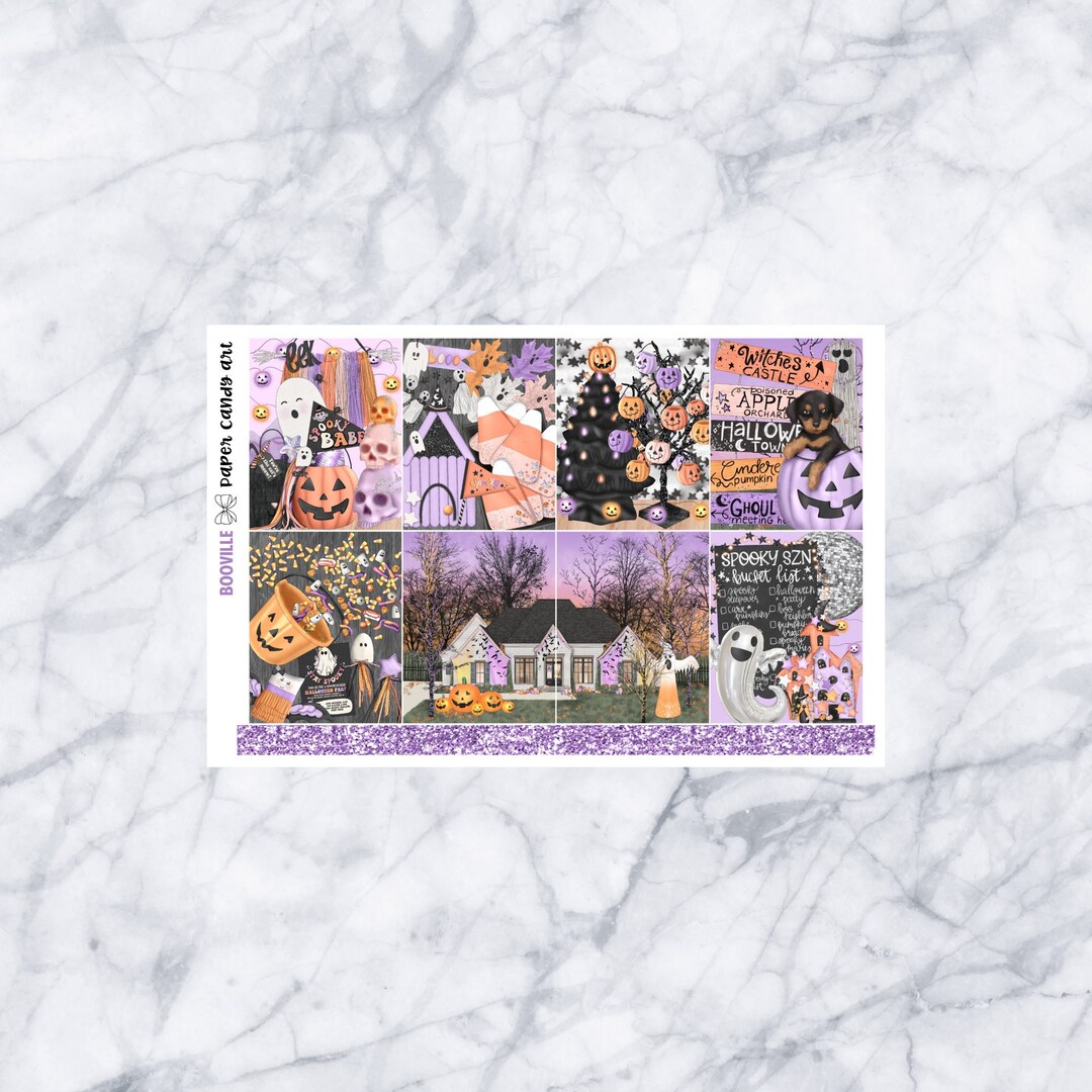 EC DELUXE Kit Booville // Weekly Planner Stickers Kit // Erin Condren ...