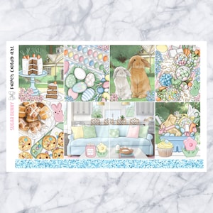 EC Kit Sugar Bunny // Kit adesivi Agenda settimanale // Erin Condren
