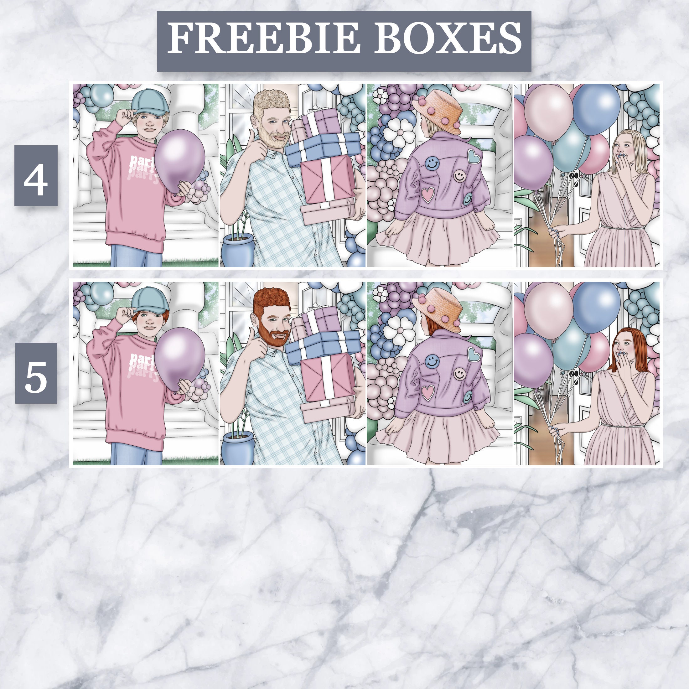 EC Kit Birthday Girl // Weekly Planner Stickers Kit // Erin Condren - Etsy
