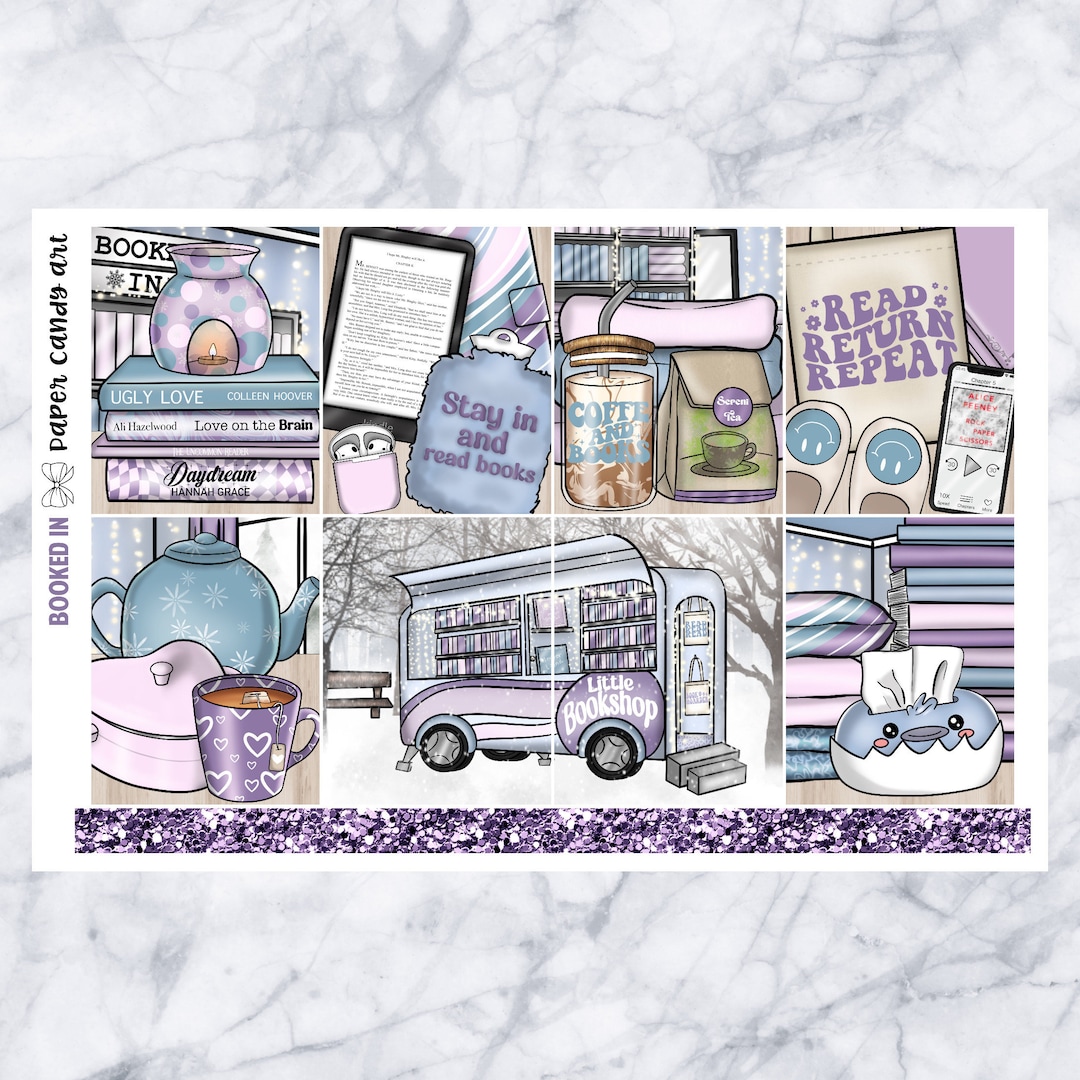EC Kit Booked in // Weekly Planner Stickers Kit // Erin Condren - Etsy