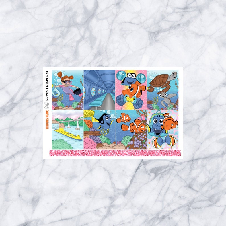 EC DELUXE KIT Finding Nemo Weekly Planner Stickers Kit Erin Condren